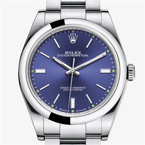 rolex quadrante blu 39mm|rolex oyster perpetual 39 114300.